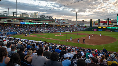 Reno Aces baseball game at Greater Nevada Field